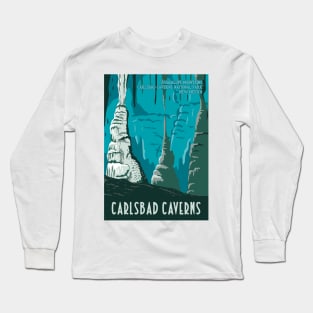 WPA Poster of Carlsbad Caverns National Park Long Sleeve T-Shirt